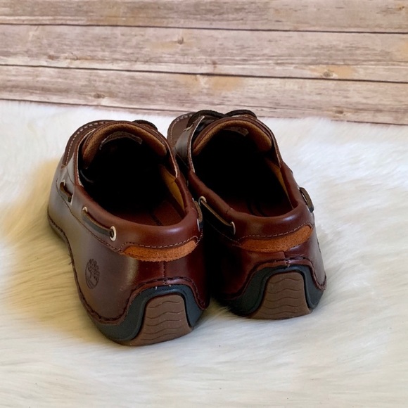 Timberland Brown Annapolis Moc Toe Boat Shoes - Picture 6 of 7